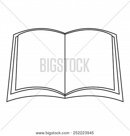Narative Book Icon. Outline Illustration Of Narative Book  Icon For Web