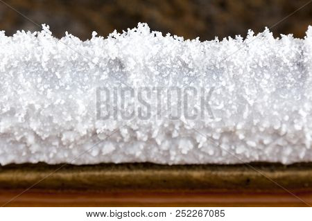 Precipitated Salt In Natural Salt Making Plant In Añana, Basque Country, Spain