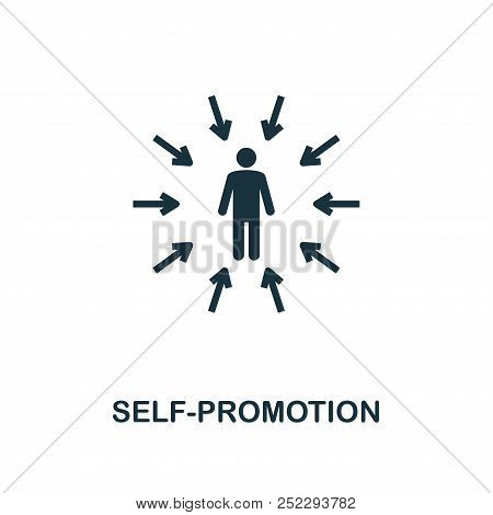Self-confidence Creative Icon. Simple Element Illustration. Self-confidence Concept Symbol Design Fr