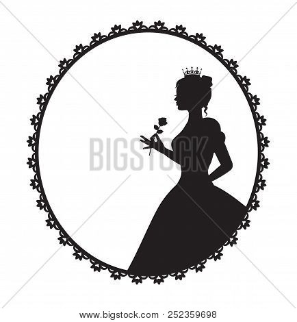 princess silhouette vector photo free trial bigstock