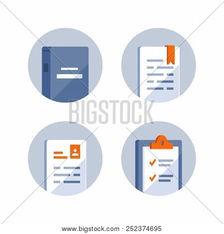 Exam Preparation, Subject Learning Course, Educational Resources, Book Reading, Assignment Concept, 
