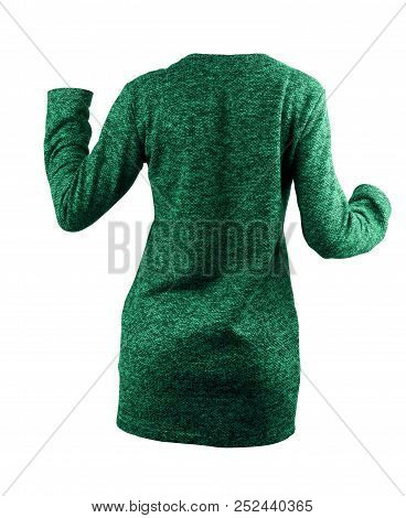 Women's Sweater On White Background