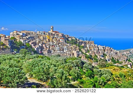 The Village Of Badolato, Calabria, Italy