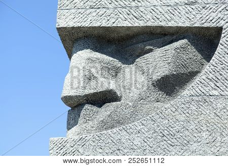 The Monument Of Grunwald Battle That Shows The Profile Of Wladyslaw Ii Jagiello Who Led The United A