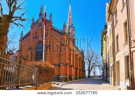 Landscapes Of The Old City Of Riga, Is Central And Historical Part Of Riga.