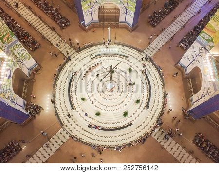 March 22, 2018, Aparecida, Sao Paulo, Brazil, Top View Of The Central Altar Of The National Shrine O