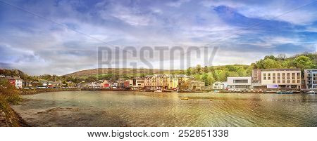 Panoramic Landscape Of A Small Town Bantry In A County Cork. South West Of Ireland.