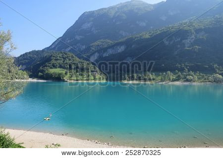 Lake Tenno In Tenno Riva Del Garda Trentino Italy