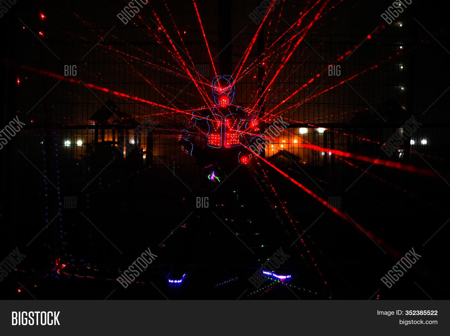Many Lasers Multi-colored Laser Image & Photo (Free Trial) | Bigstock