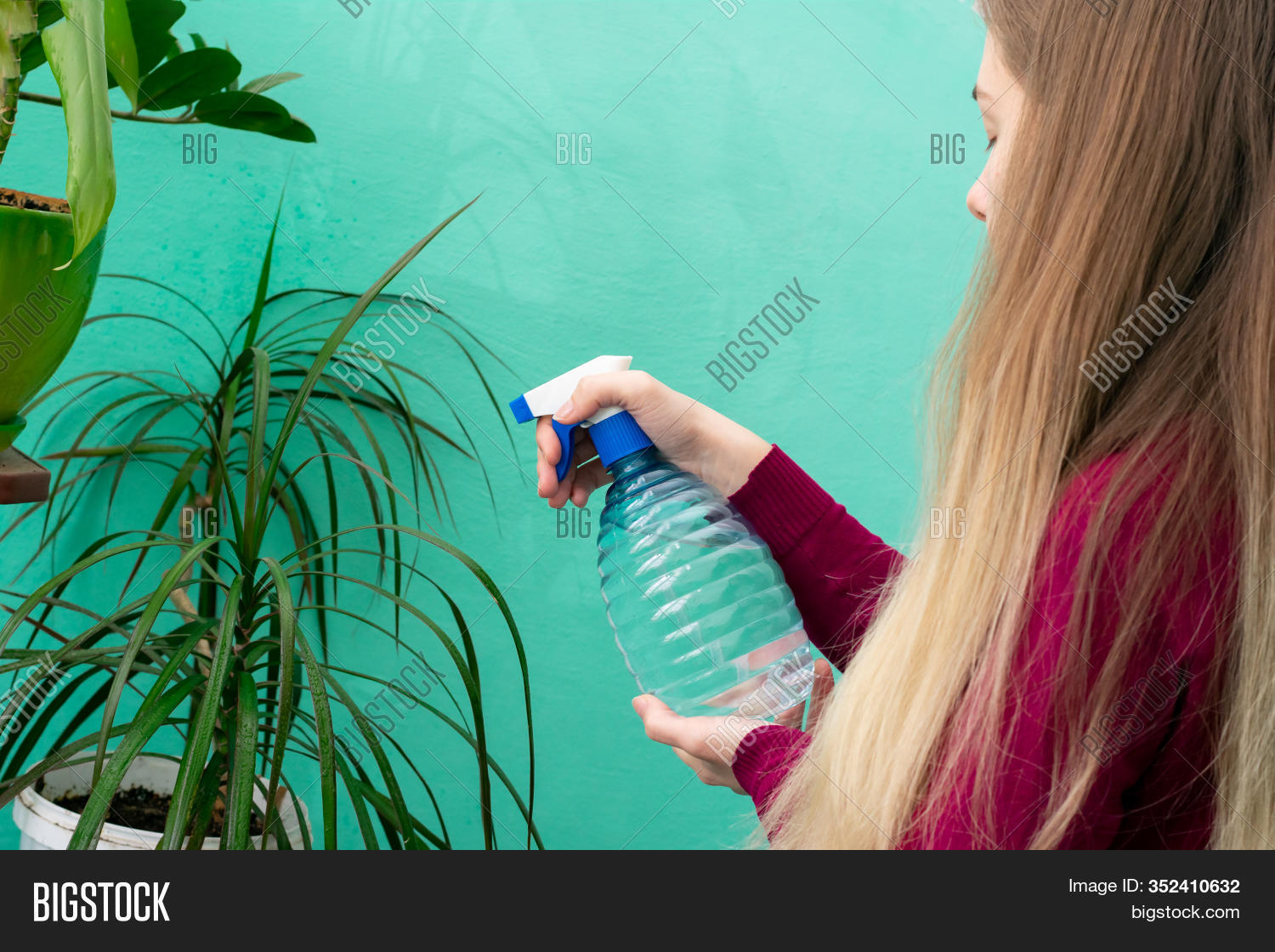 Young Girl Spraying Image & Photo (Free Trial) Bigstock
