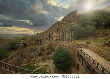 David Gareja Monastery Complex In Kakheti Area, Georgia. Caucasus