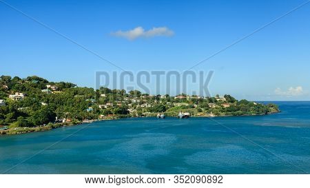 Castries, St Lucia - November 7:  Gateway To The Port Of Castries Pictured. Castries Is The Capital 