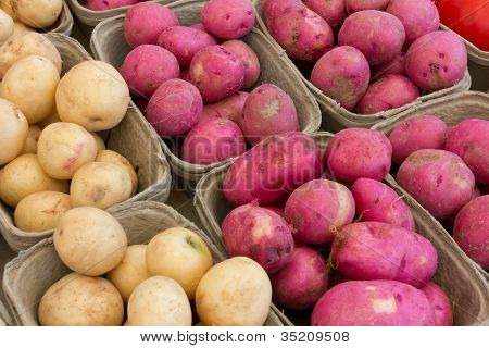 White And Red Potatoes