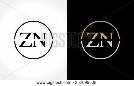 Initial ZN Logo Design Vector Template. Creative Letter ZN Business Logo Vector Illustration