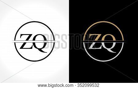 Initial ZQ Logo Design Vector Template. Creative Letter ZQ Business Logo Vector Illustration