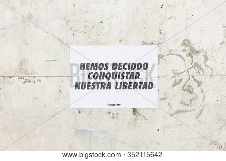 Capital Federal, Buenos Aires / Argentina; Feb 19, 2020: Rally In Favor Of Legal, Safe And Free Abor