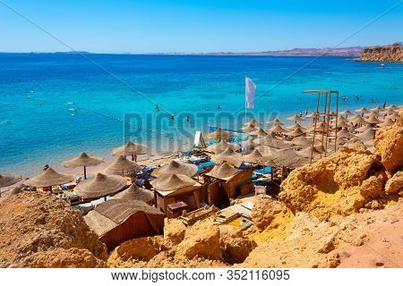 Reefs On Red Sea El Fanar Beach In Egypt