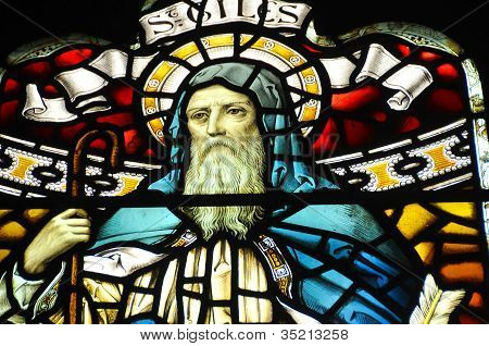 Glasmaleri af St. Giles