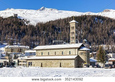 The Catholic Church Of St. Karl Borromaeus, St. Moritz, Canton Graubinden, Switzerland