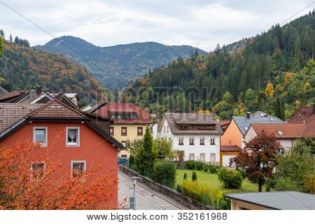 Idyllic View At Todtnau In The Black Forest, Germany