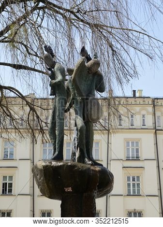 Musicians Sculpture In Krakow