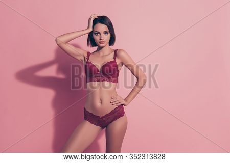Portrait Of Her She Nice Cute Adorable Charming Attractive Graceful Content Gorgeous Lady Girlfriend