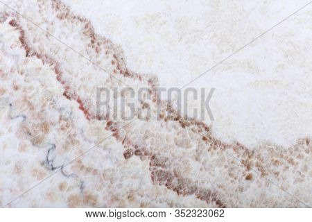 Natural Onice Background In Light Color As Part Of Your New Home Project.