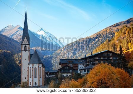 Famous Church At The Heiligenblut Town
