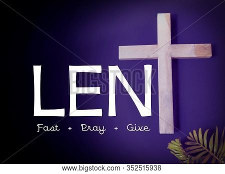 Lent Season,holy Week And Good Friday Concepts - Text 