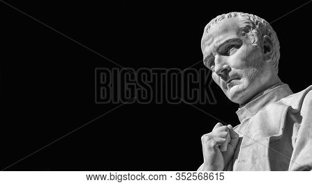 Man In The Act Of Thinking. Francesco Burlamacchi, Chief Of The Old Republic Of Lucca Against Medici