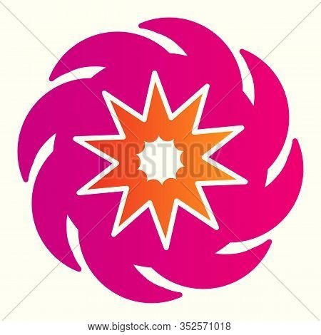 Black Hole Line Icon. Collapsar, Mattery And Time Space Harvester. Astronomy Vector Design Concept, 