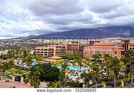 Tenerife,canary Islands,spain - March 24, 2019: View On H10 Costa Adeje Palace A Seafront Hotel With