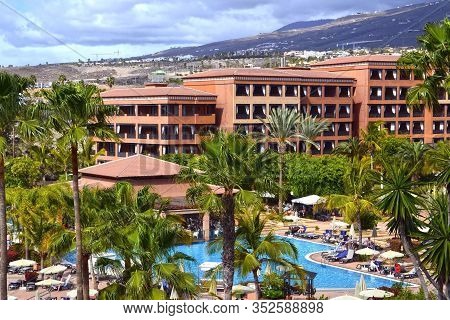 Tenerife,canary Islands,spain - March 24, 2019: View On H10 Costa Adeje Palace A Seafront Hotel With