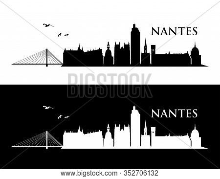 Nantes Skyline - Vector Illustration - Vector