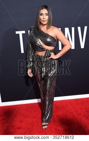 LOS ANGELES - FEB 24:  Sandra Gutierrez arrives for âThe Invisible Manâ Premiere on February 24, 2020 in Hollywood, CA                
