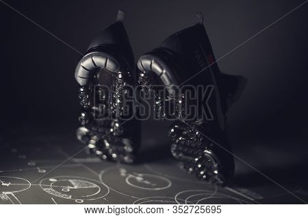Off-white X Nike Air Vapormax Sport Shoes, Sneakers, Trainers. Krasnoyarsk, Russia - December 26, 20