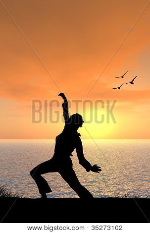 Tai Chi By The Sea