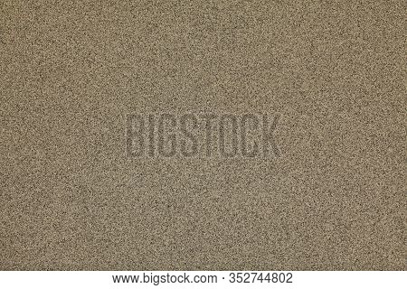 Mosaic And Granulated Textured Coating, Texture, Background. Structural Plaster, Rough, Uneven Surfa