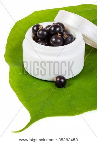 groselha preta de cosméticos