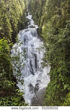 Alpine Waterfall