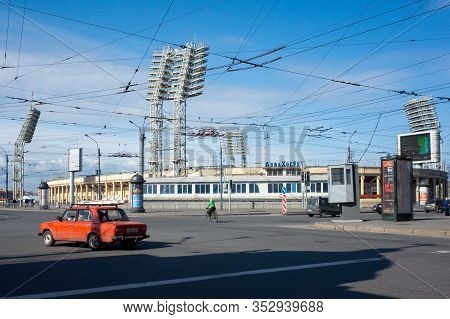 April 29, 2018, St. Petersburg, Russia. Petrovsky Stadium In St. Petersburg.