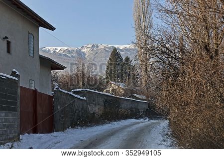 Vitosha Mountain, Bulgaria - January 08, 2011: Winter Panorama Of A Part Of Residential District In 