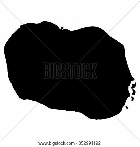 Cook Islands Map Silhouette Vector Illustration Eps 10