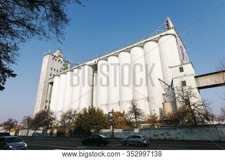 Granary Elevator In Podil In Kyiv