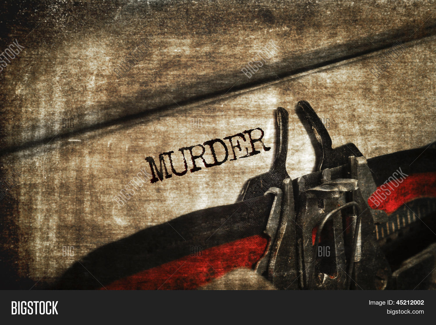 Word Murder Written Image & Photo (Free Trial) Bigstock