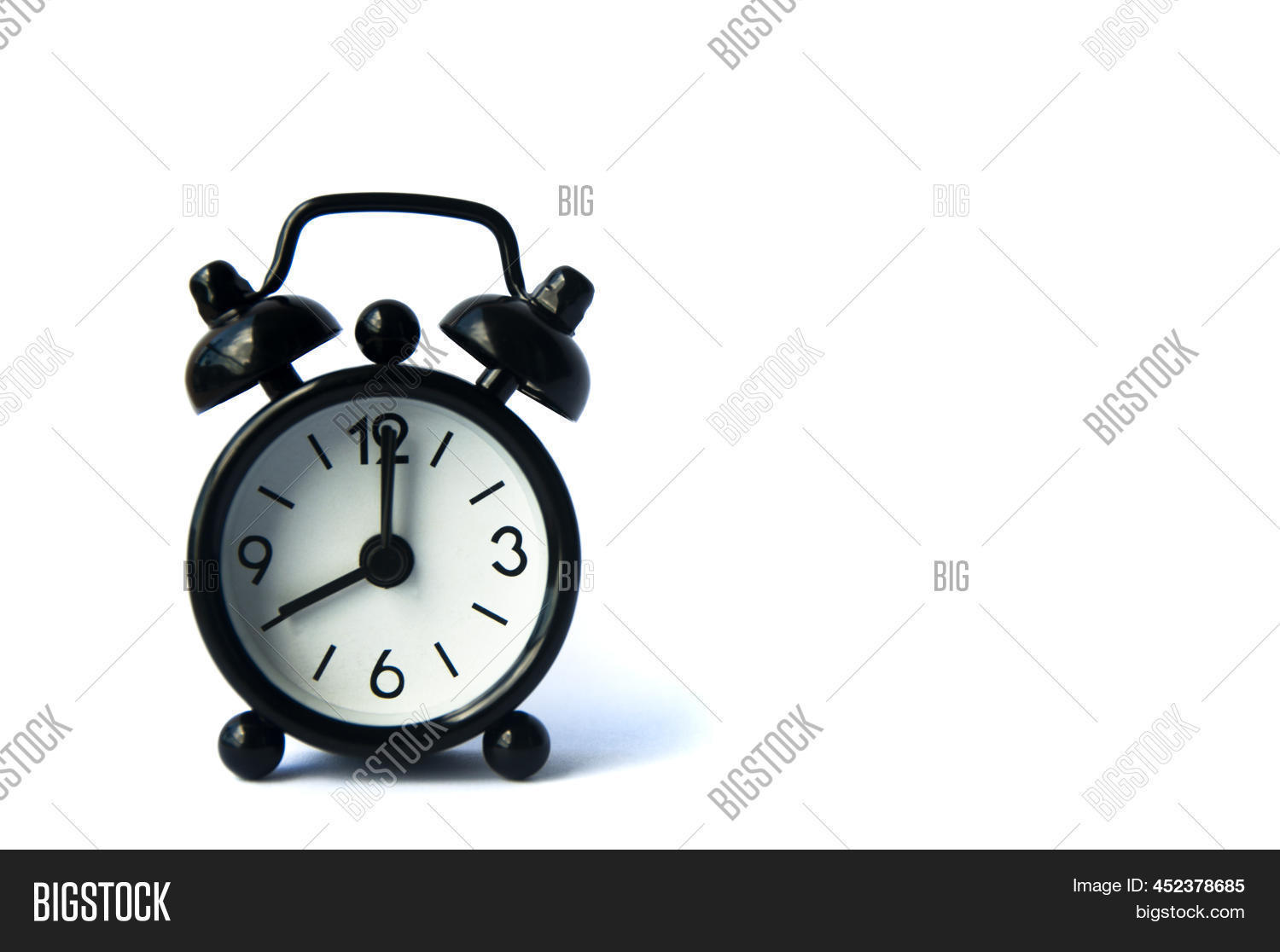 Black Alarm Clock Image & Photo (Free Trial) Bigstock