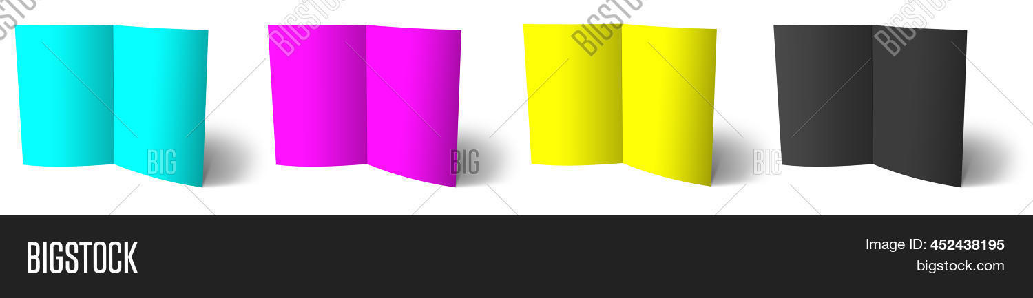 Four Cmyk Brochure Image & Photo (Free Trial) | Bigstock