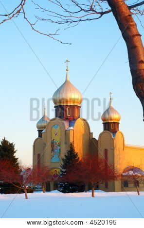 Byzantinske kirke i vinter