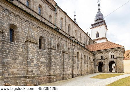 St. Procopius basilica and monastery, town Trebic, UNESCO site, (oldest Middle ages settlement of jew community in Central Europe), Moravia, Czech Republic