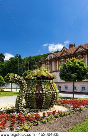 Luhacovice, picturesque spa town in Southern Moravia, Czech Republic